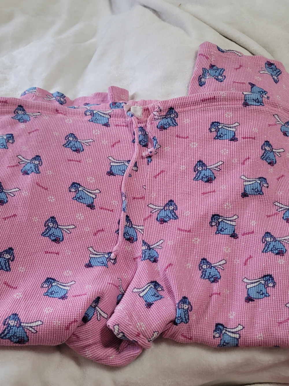 Vintage Disney Store Eeyore Pajama Pants Drawstring Size XL Winnie The Pooh - Picture 2 of 5